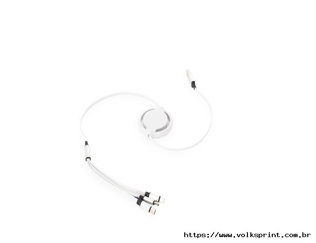 Cabo USB Retr�til 3 em 1