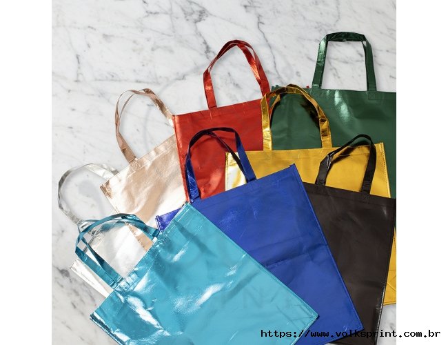 Sacola TNT Metalizado